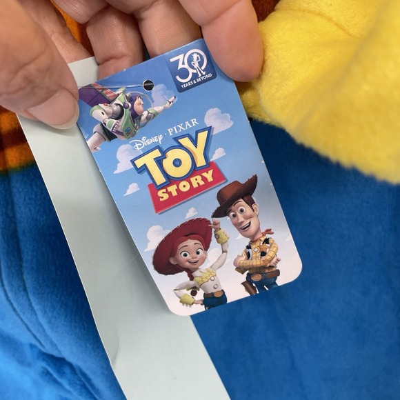 Disney Pixar Toy Story Woody Hooded Union Suit One-Piece Pajamas Kids 8/10 NWT - Picture 4 of 7